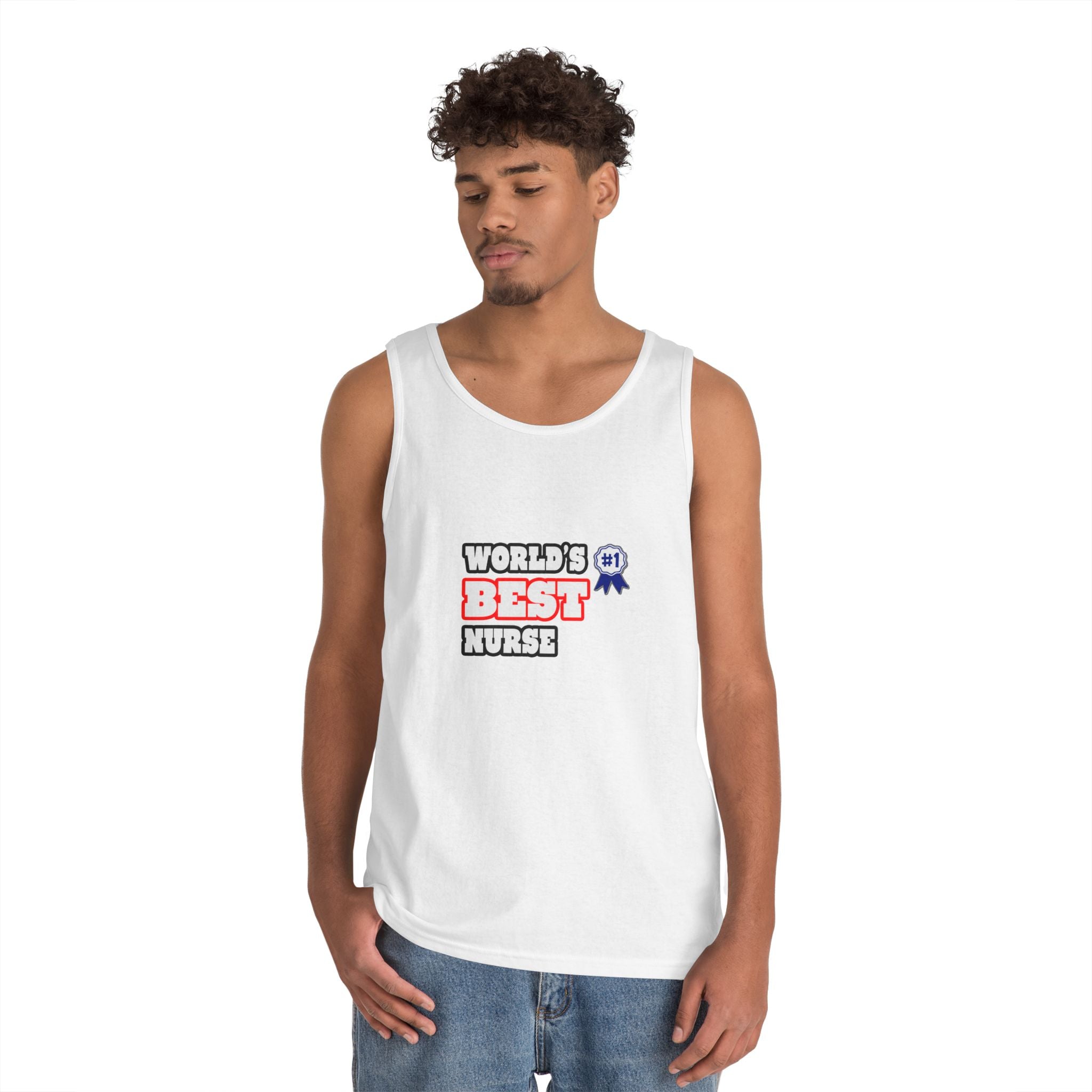 World's Best Nurse - Unisex Heavy Cotton Tank Top