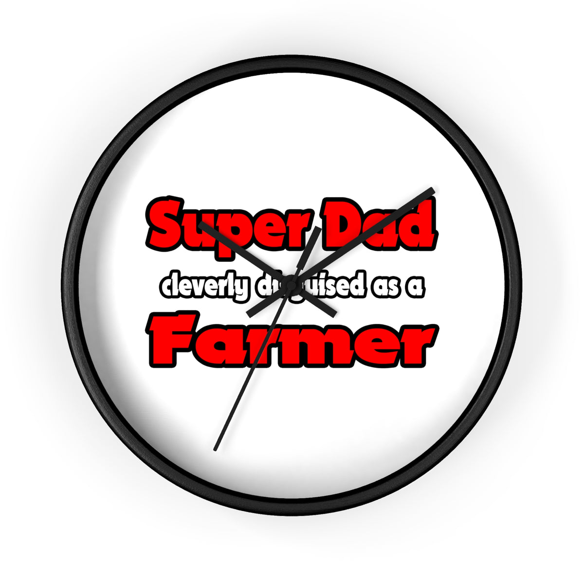 Super Dad ... Farmer - Wall Clock