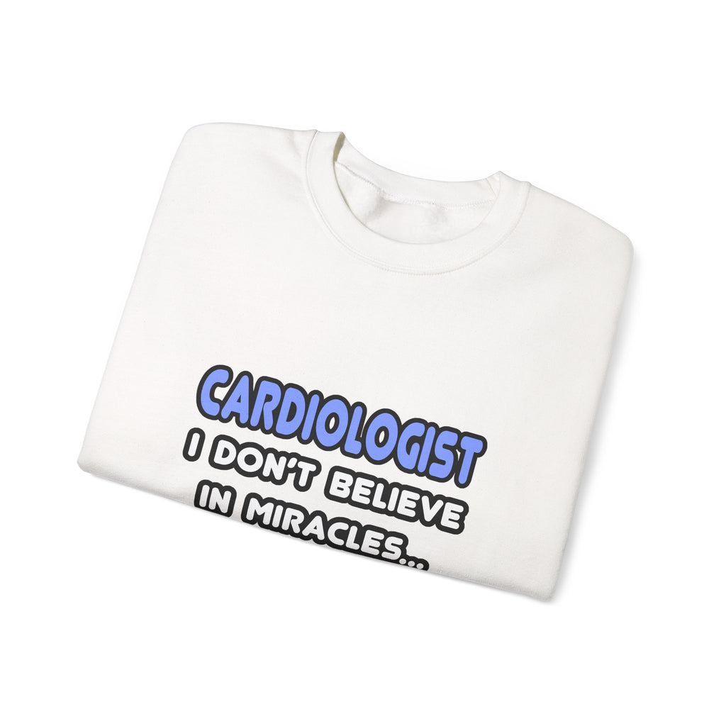 Miracles and Cardiologists - Unisex Heavy Blend™ Crewneck Sweatshirt