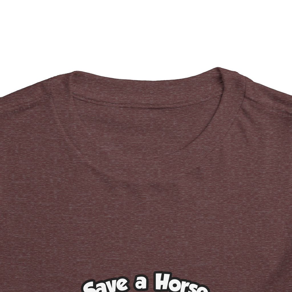 Save a Horse, Ride an Athletic Trainer - Toddler Short Sleeve Tee