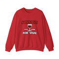 Audiologist ... Will Work For Wine - Unisex Heavy Blend™ Crewneck Sweatshirt