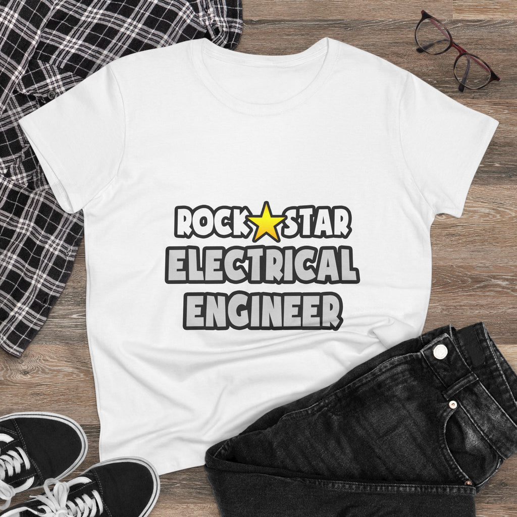 Rock Star Electrical Engineer - Women's Midweight Cotton Tee