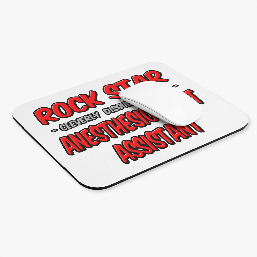 Rock Star .. Anesthesiologist Assistant - Mouse Pad (Rectangle)