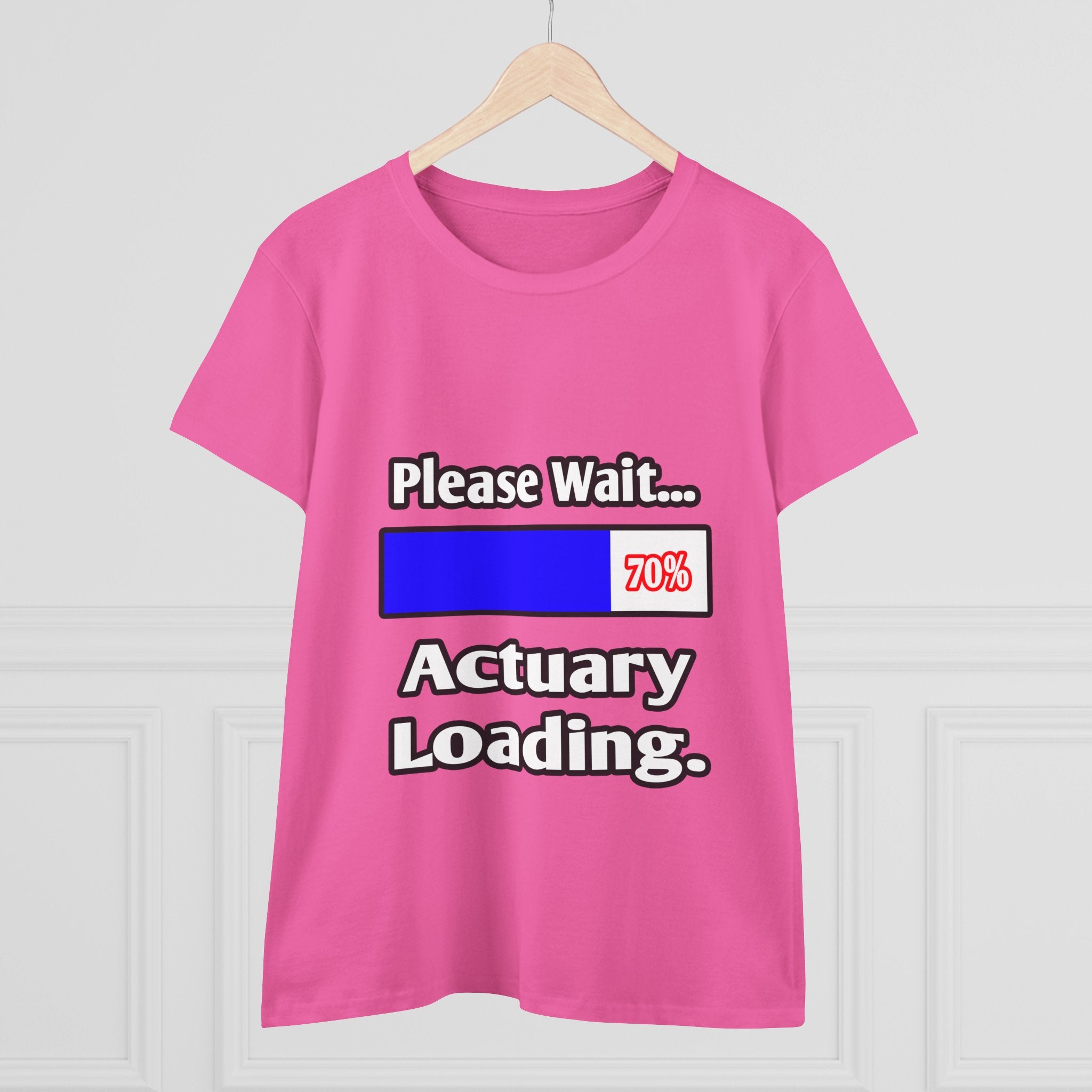 Please Wait...Actuary Loading - Women's Midweight Cotton Tee