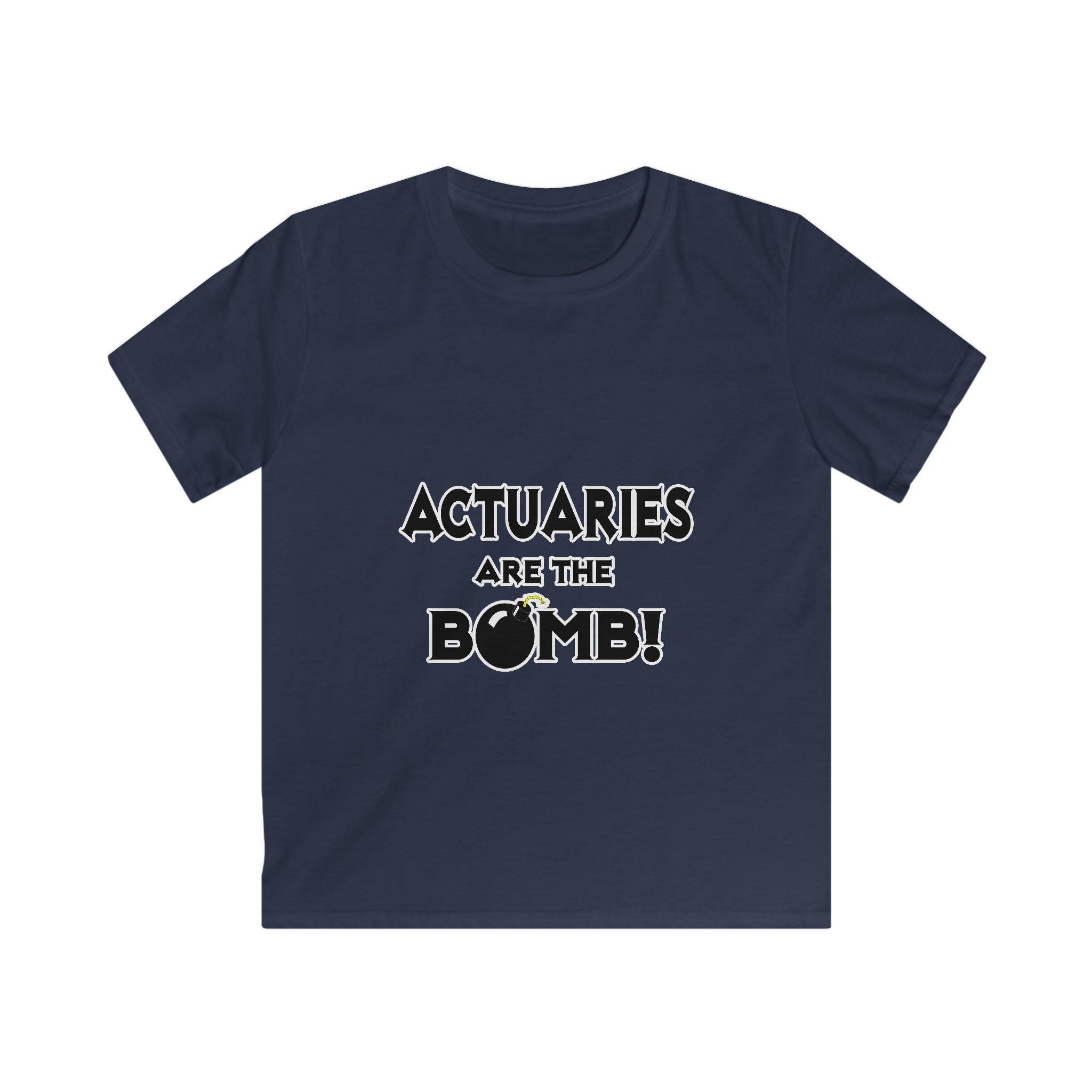 Actuaries Are The Bomb! - Kids Softstyle Tee