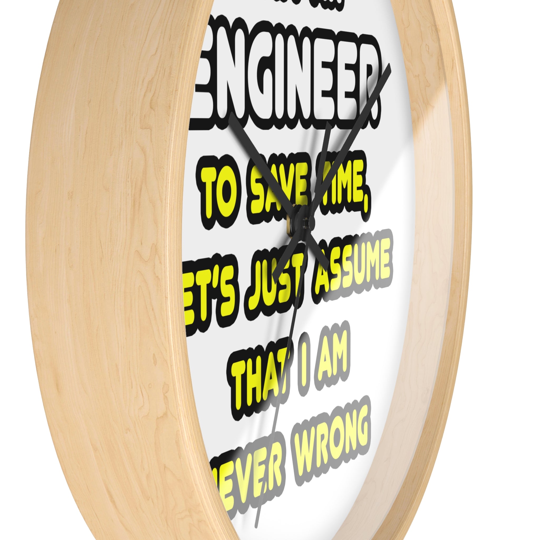 Funny Engineer T Shirts and Gifts - Wall Clock
