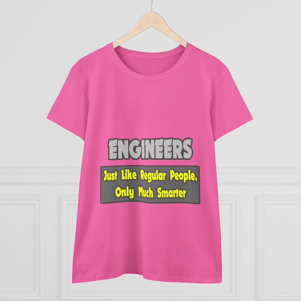 Engineers...Smarter - Women's Midweight Cotton Tee