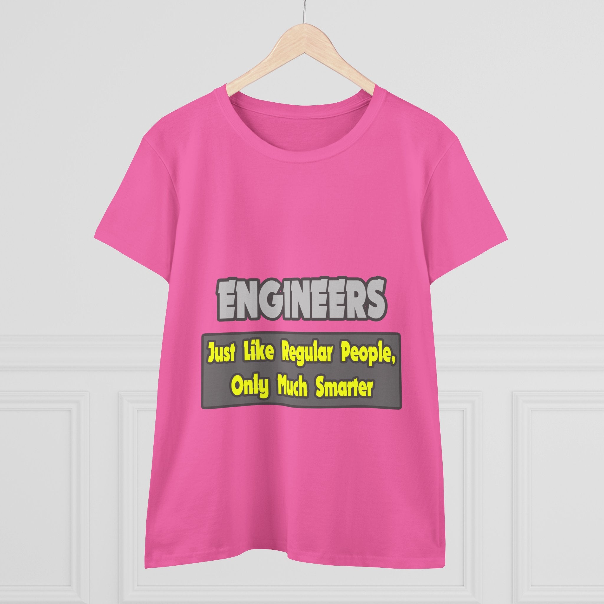 Engineers...Smarter - Women's Midweight Cotton Tee
