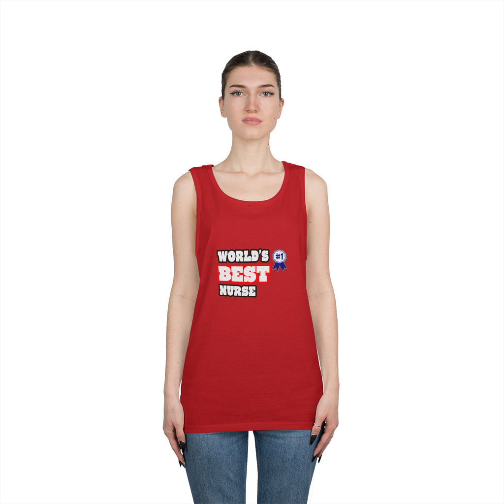 World's Best Nurse - Unisex Heavy Cotton Tank Top