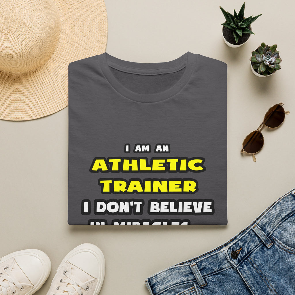 Miracles and Athletic Trainers ... Funny - Unisex Softstyle T-Shirt