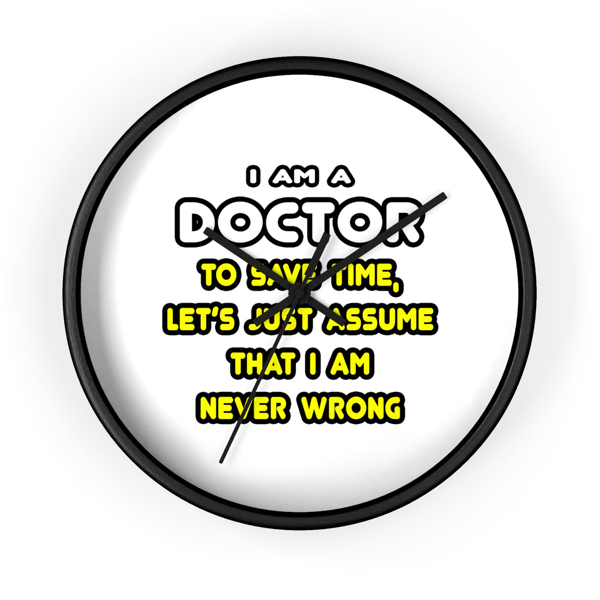 Funny Doctor T Shirts and Gifts - Wall Clock