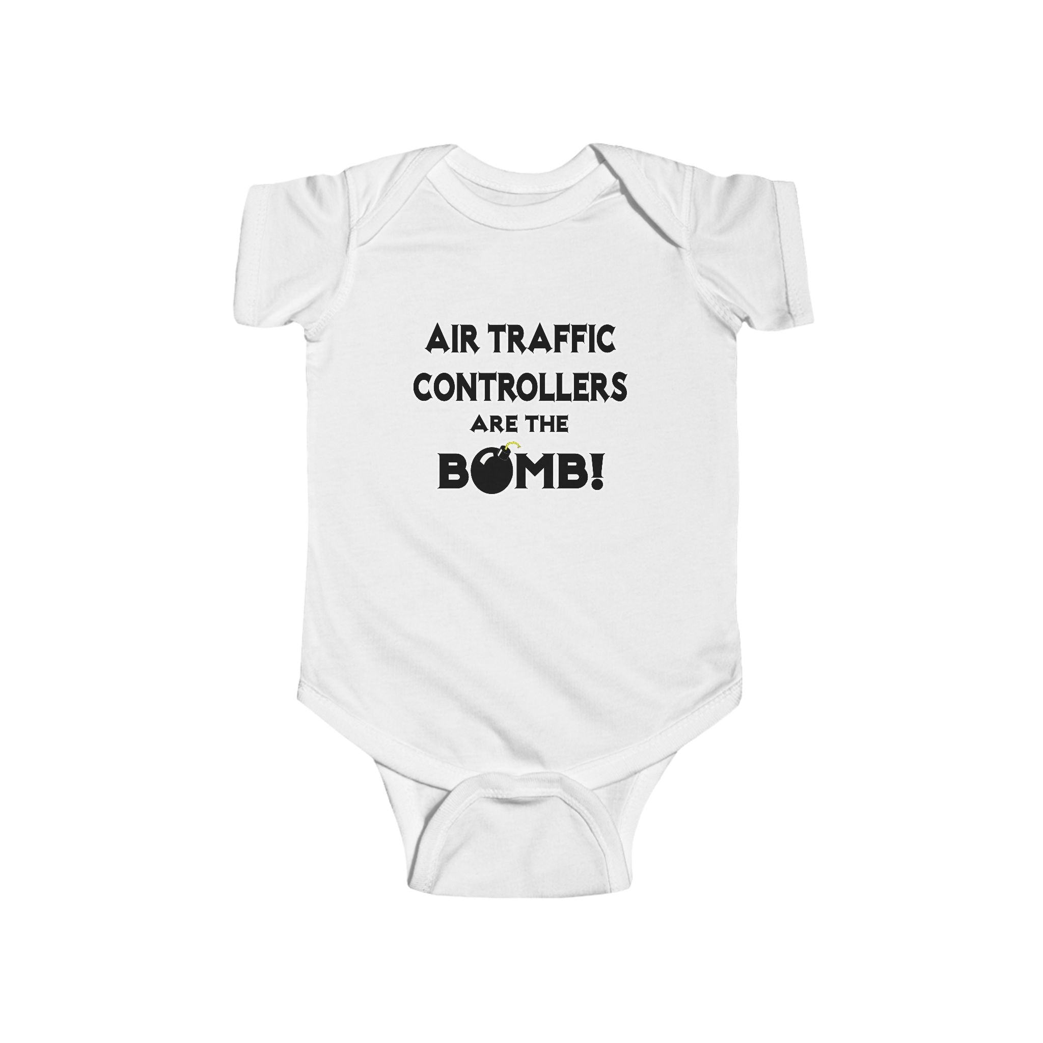 Air Traffic Controllers Are The Bomb! - Infant Fine Jersey Bodysuit