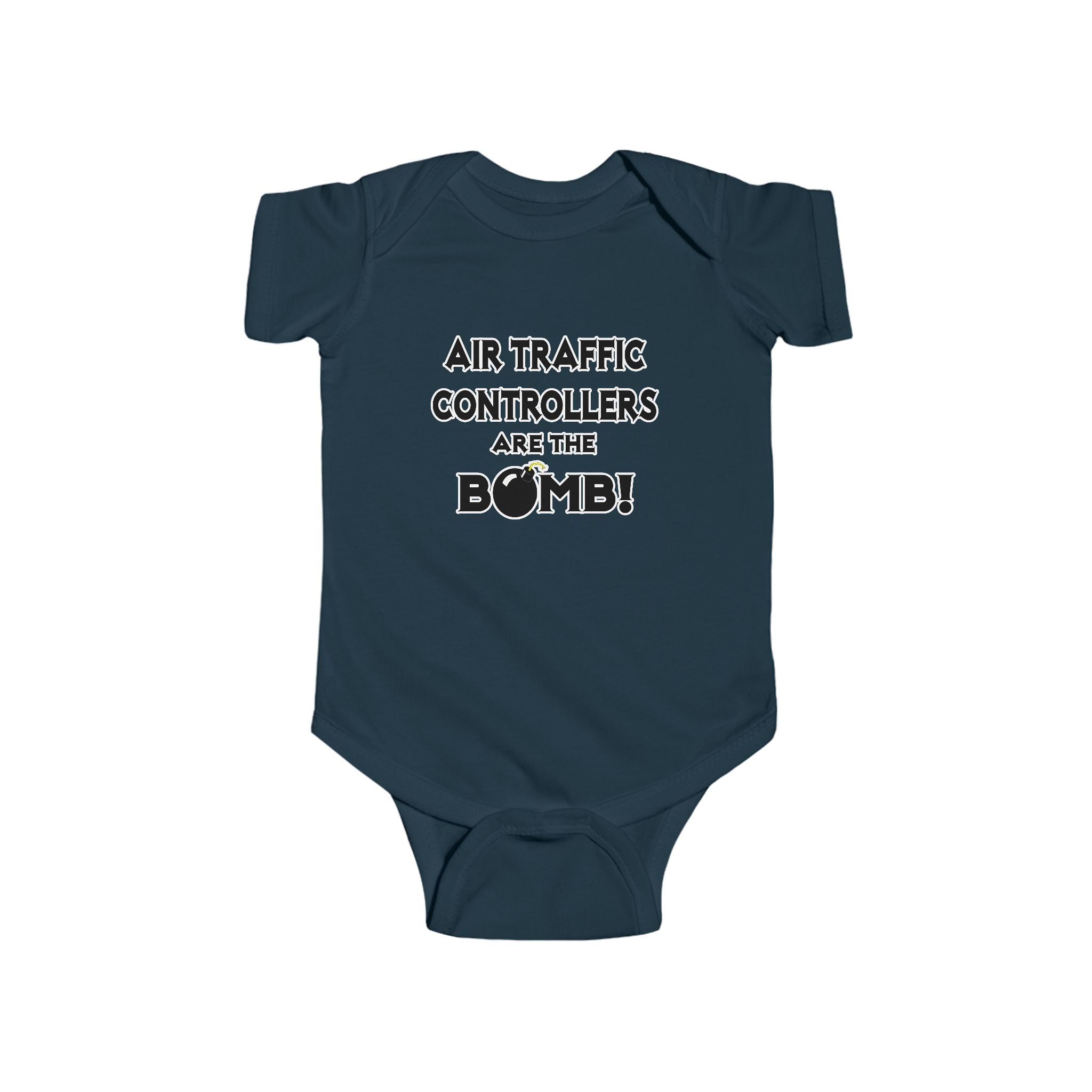Air Traffic Controllers Are The Bomb! - Infant Fine Jersey Bodysuit