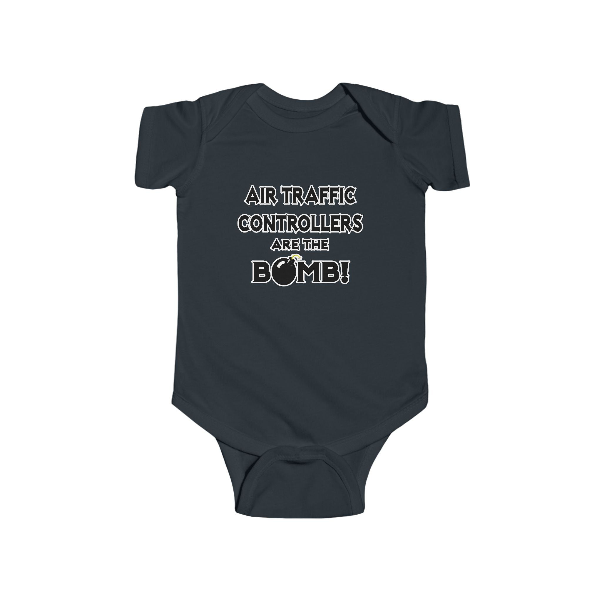 Air Traffic Controllers Are The Bomb! - Infant Fine Jersey Bodysuit