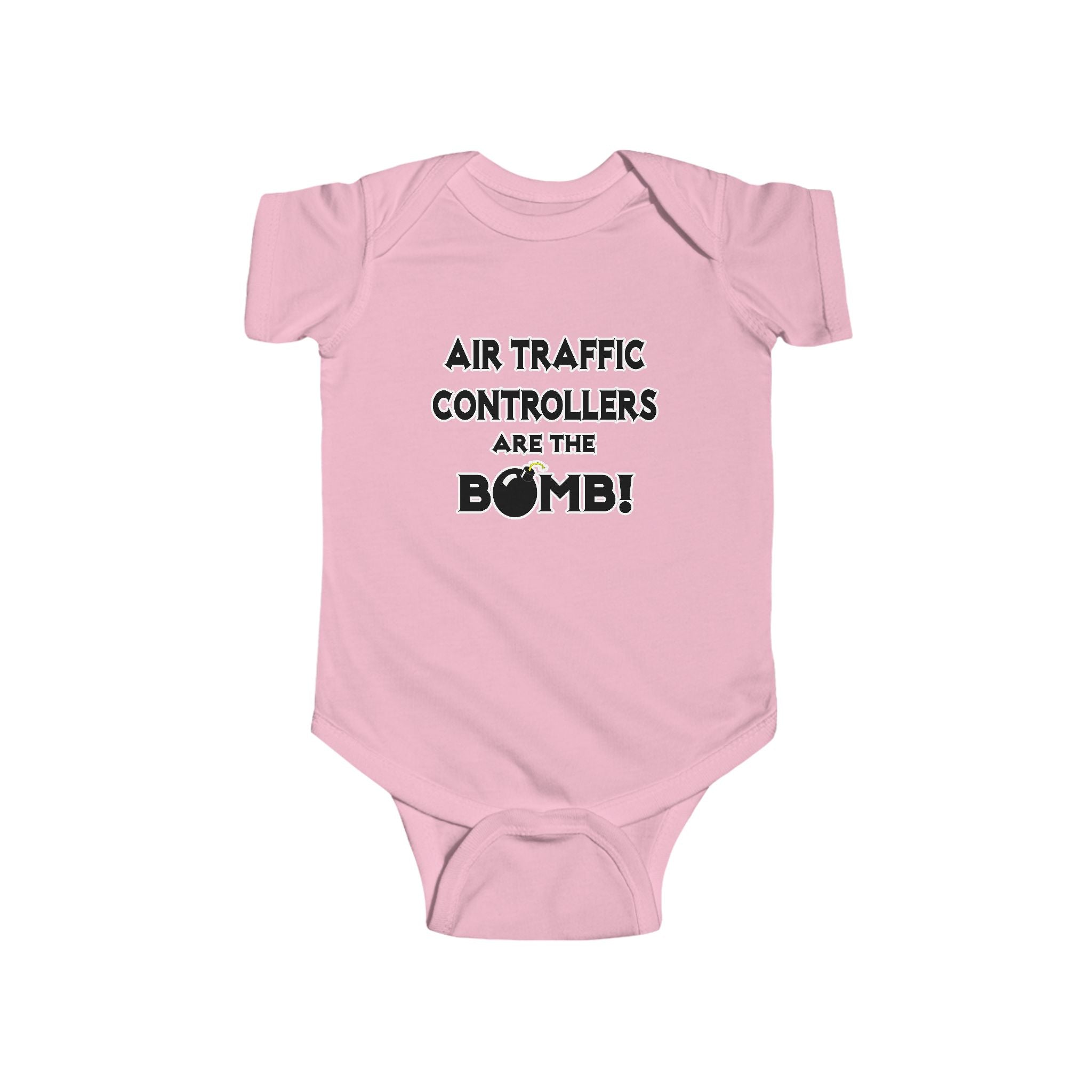 Air Traffic Controllers Are The Bomb! - Infant Fine Jersey Bodysuit