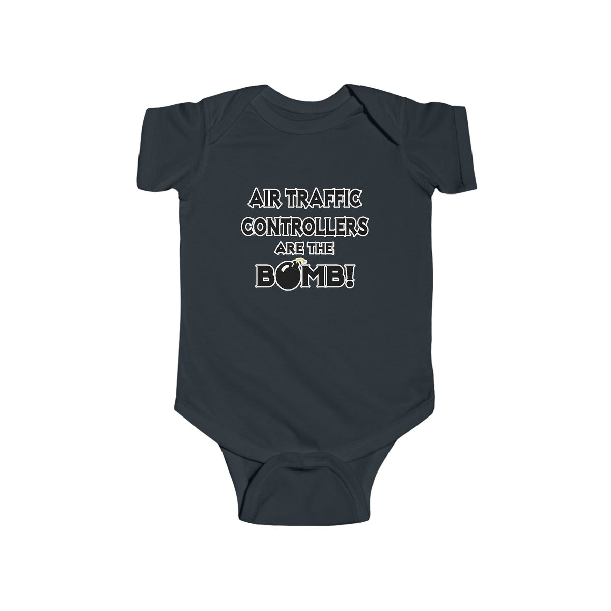 Air Traffic Controllers Are The Bomb! - Infant Fine Jersey Bodysuit