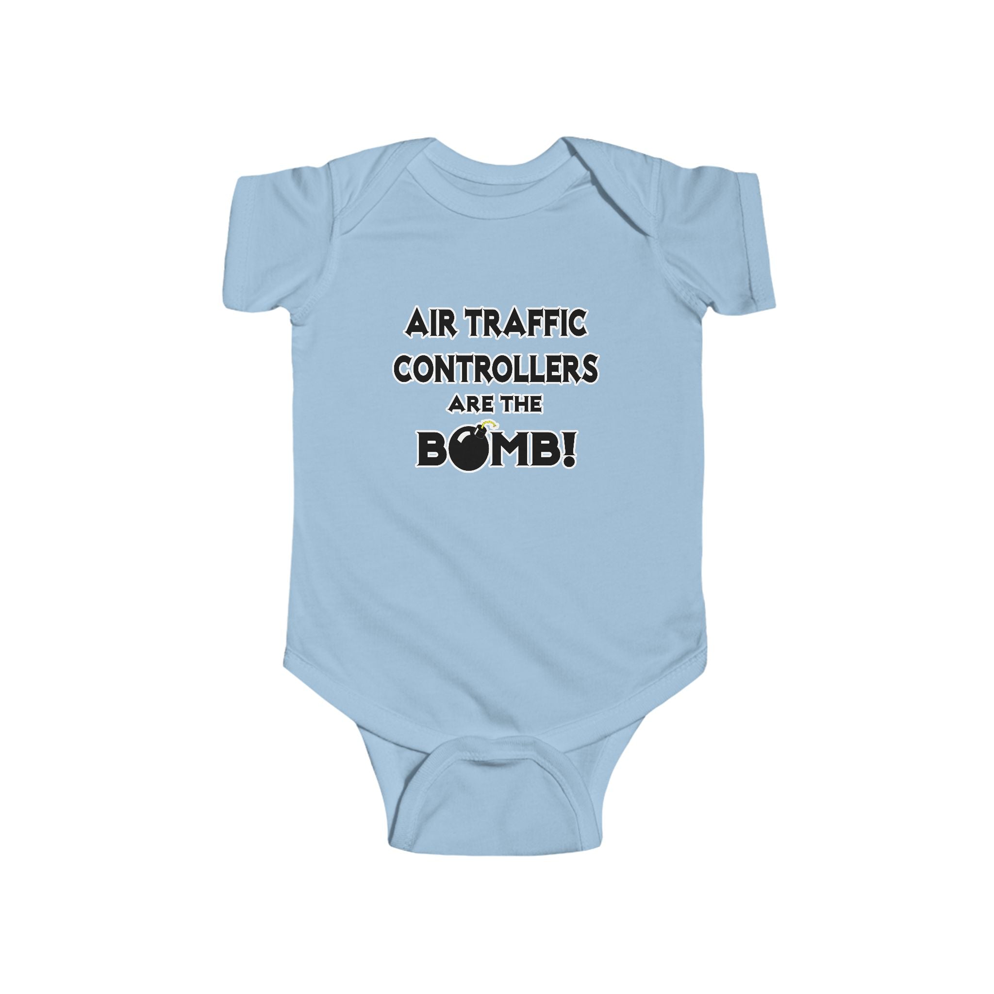 Air Traffic Controllers Are The Bomb! - Infant Fine Jersey Bodysuit