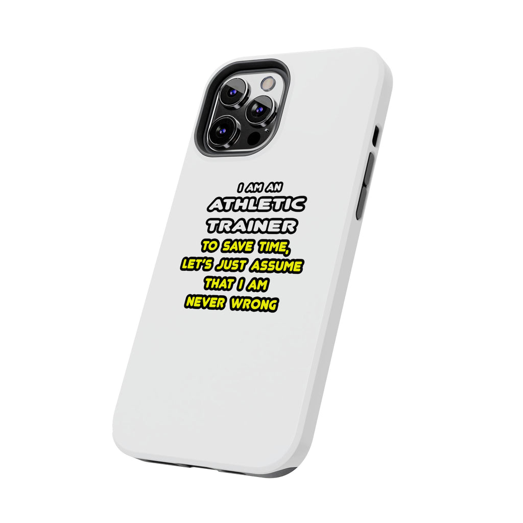Funny Athletic Trainer T Shirts - Tough Phone Cases
