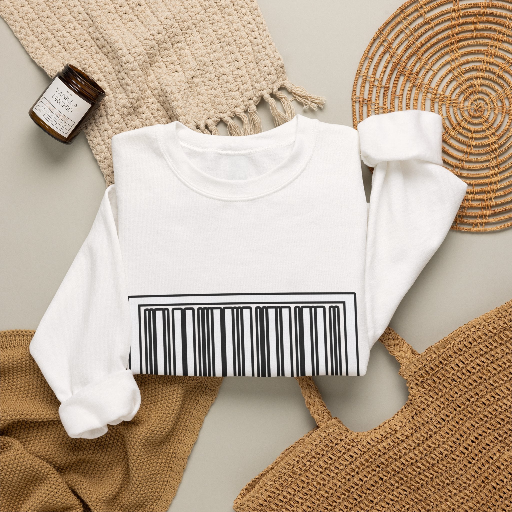 Barcode Nurse - Unisex Heavy Blend™ Crewneck Sweatshirt