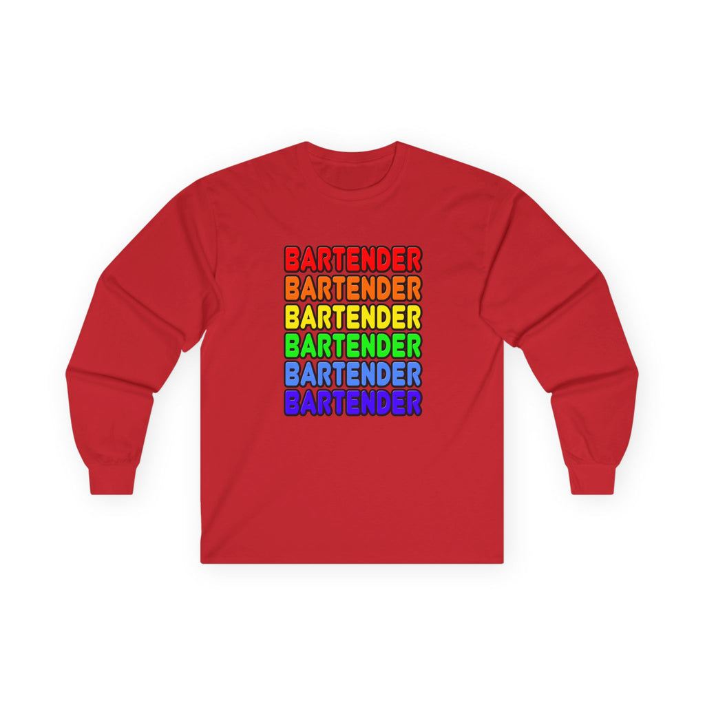 Rainbow Bartender - Unisex Ultra Cotton Long Sleeve Tee