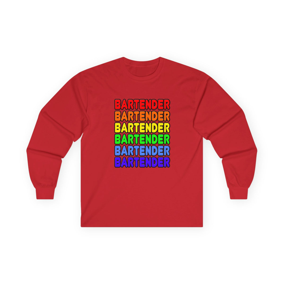 Rainbow Bartender - Unisex Ultra Cotton Long Sleeve Tee