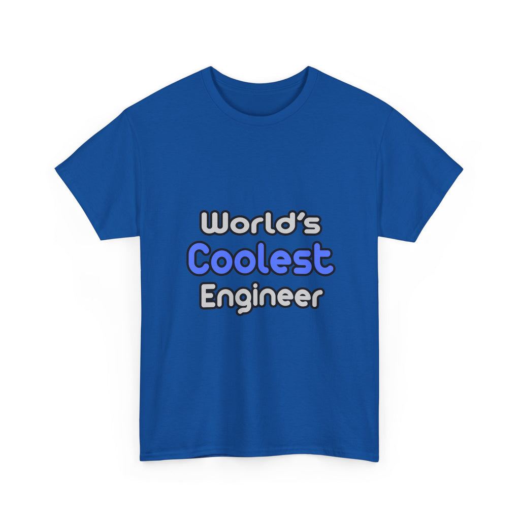 World's Coolest Engineer - Unisex Heavy Cotton Tee