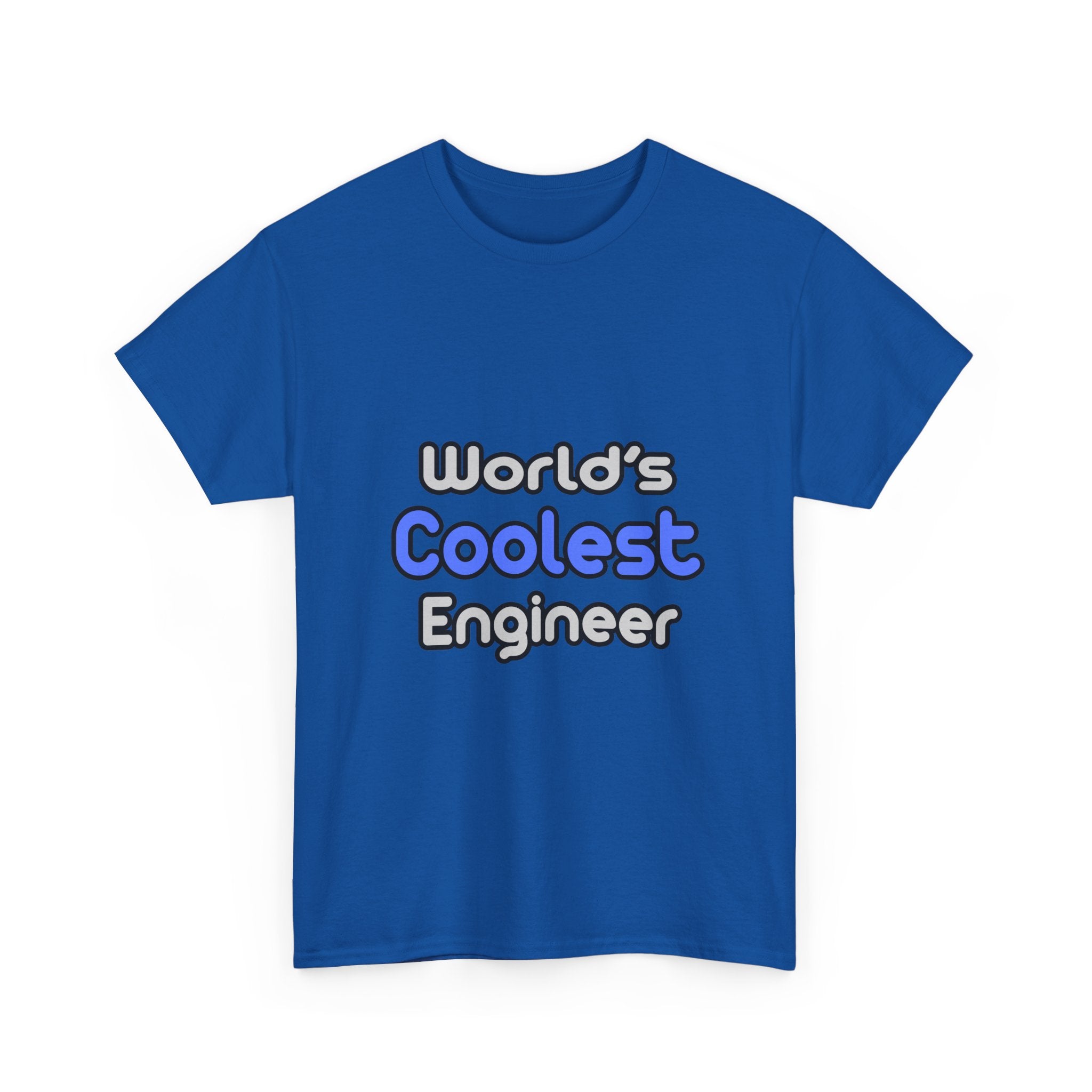 World's Coolest Engineer - Unisex Heavy Cotton Tee