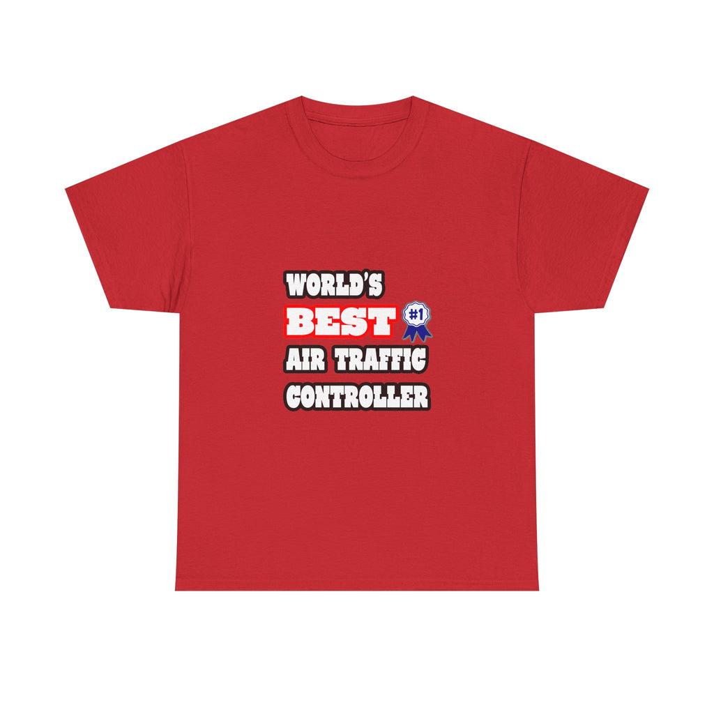 World's Best Air Traffic Controller - Unisex Heavy Cotton Tee