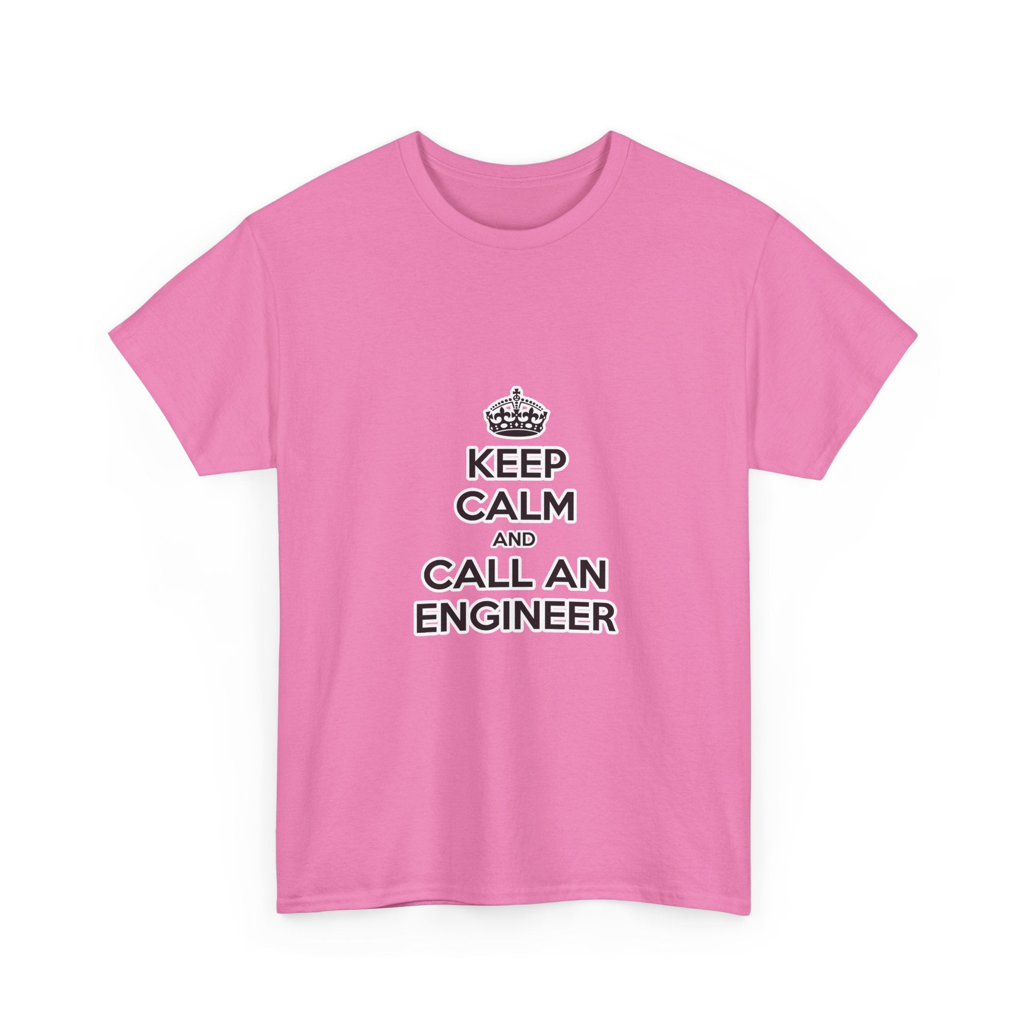 Keep Calm and Call an Engineer - Unisex Heavy Cotton Tee