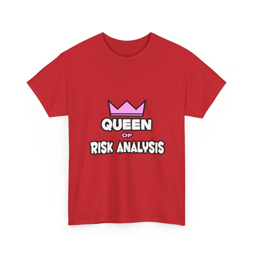 Queen of Risk Analysis - Unisex Heavy Cotton Tee