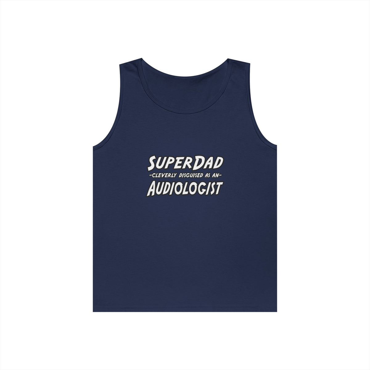 Super Dad...Audiologist - Unisex Heavy Cotton Tank Top