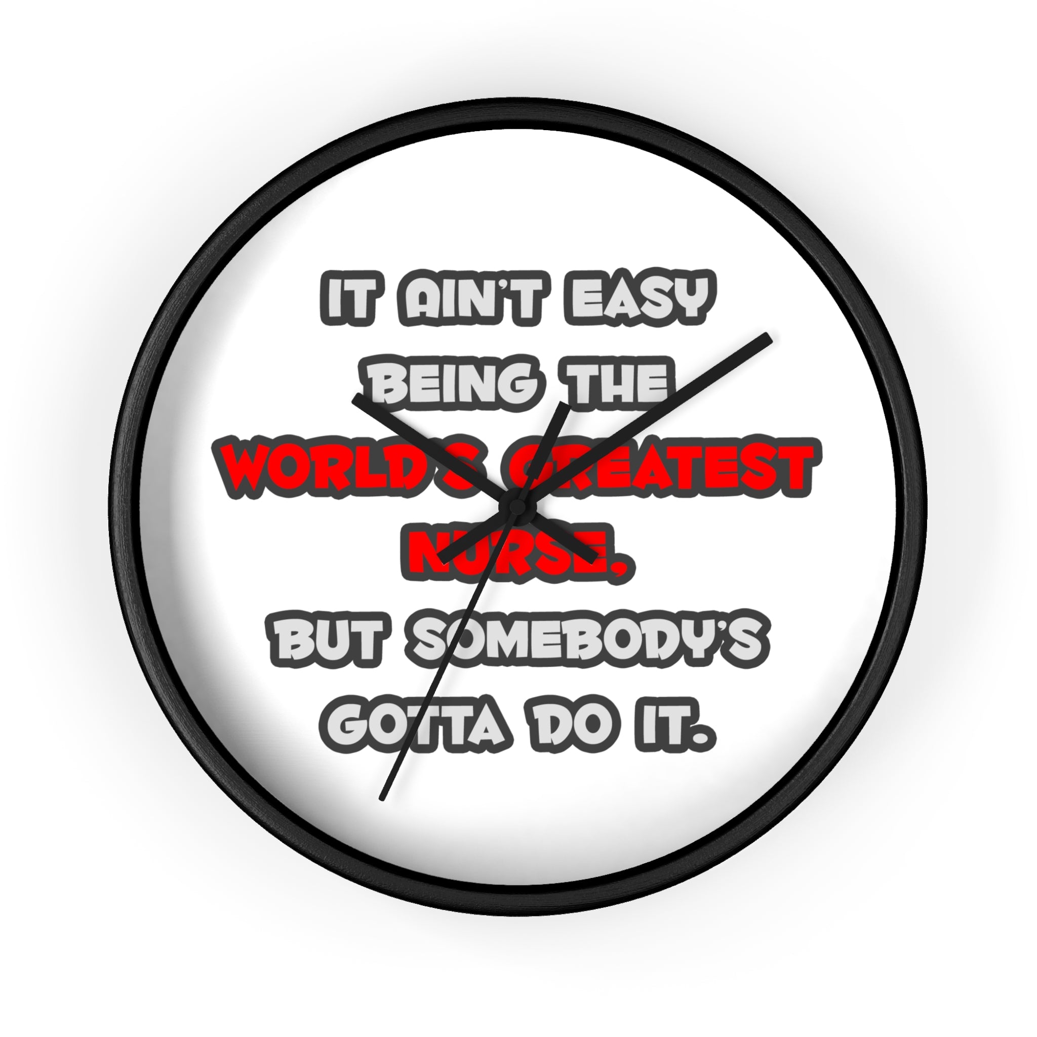 World's Greatest Nurse Joke - Wall Clock