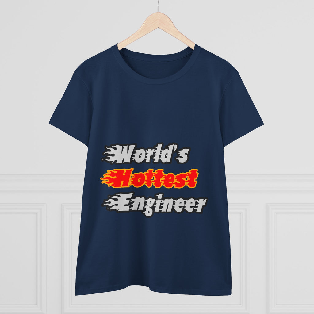 World's Hottest Engineer - Women's Midweight Cotton Tee