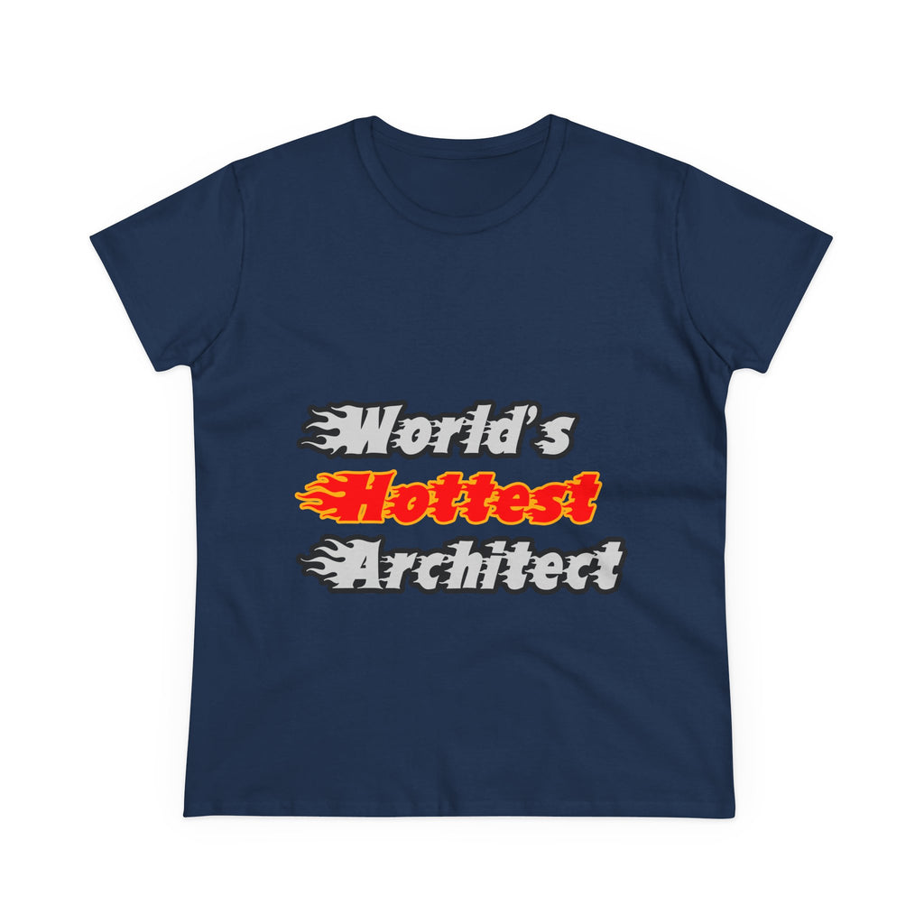 World's Hottest Architect - Women's Midweight Cotton Tee