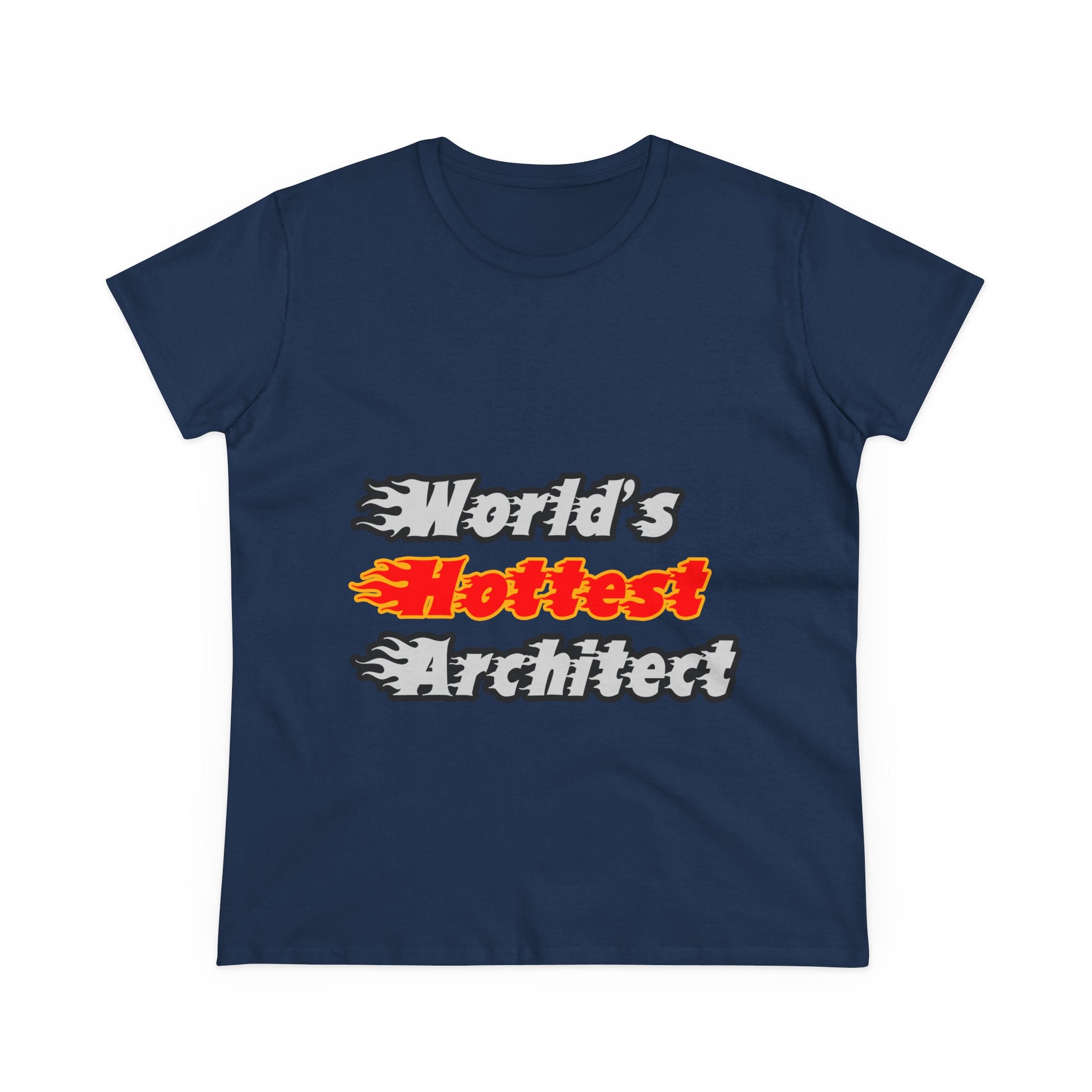 World's Hottest Architect - Women's Midweight Cotton Tee