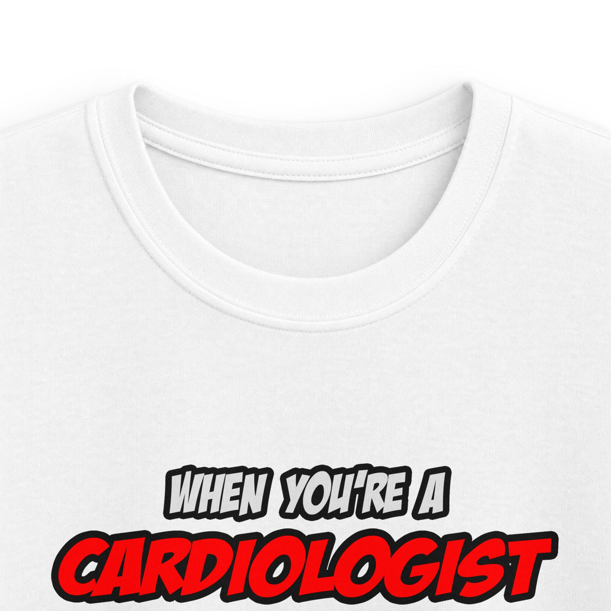 Cardiologist .. OMG WTF LOL - Kids Softstyle Tee