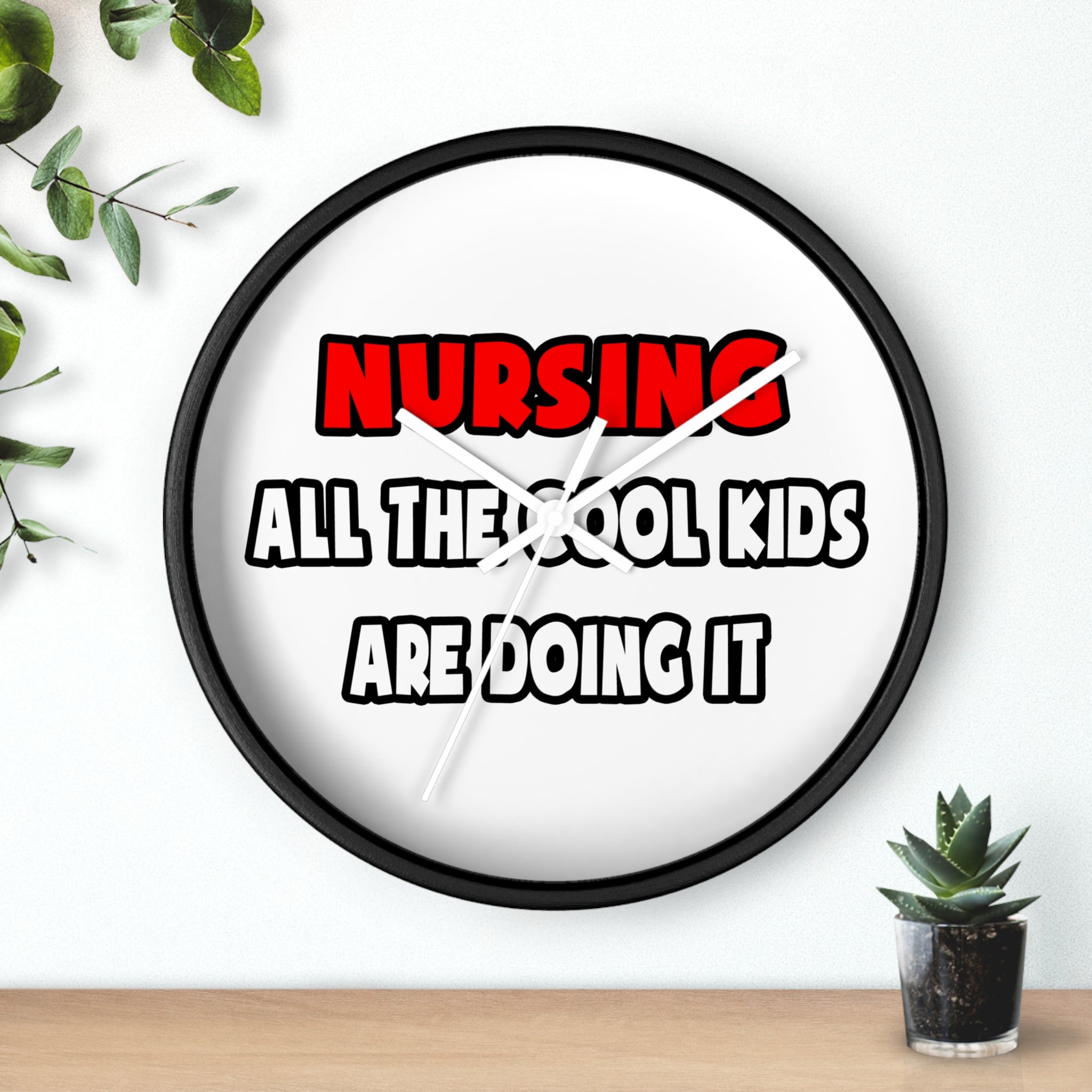 Funny Nurse Shirts and Gifts - Wall Clock