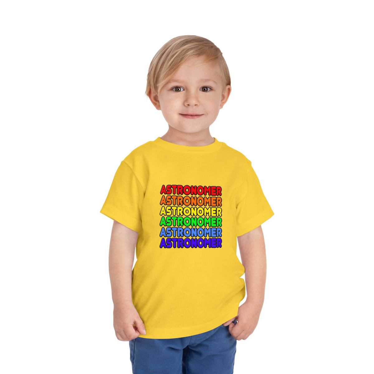 Rainbow Astronomer - Toddler Short Sleeve Tee