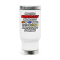 Dermatologist .. OMG WTF LOL - Stainless Steel Travel Mug with Handle, 14oz