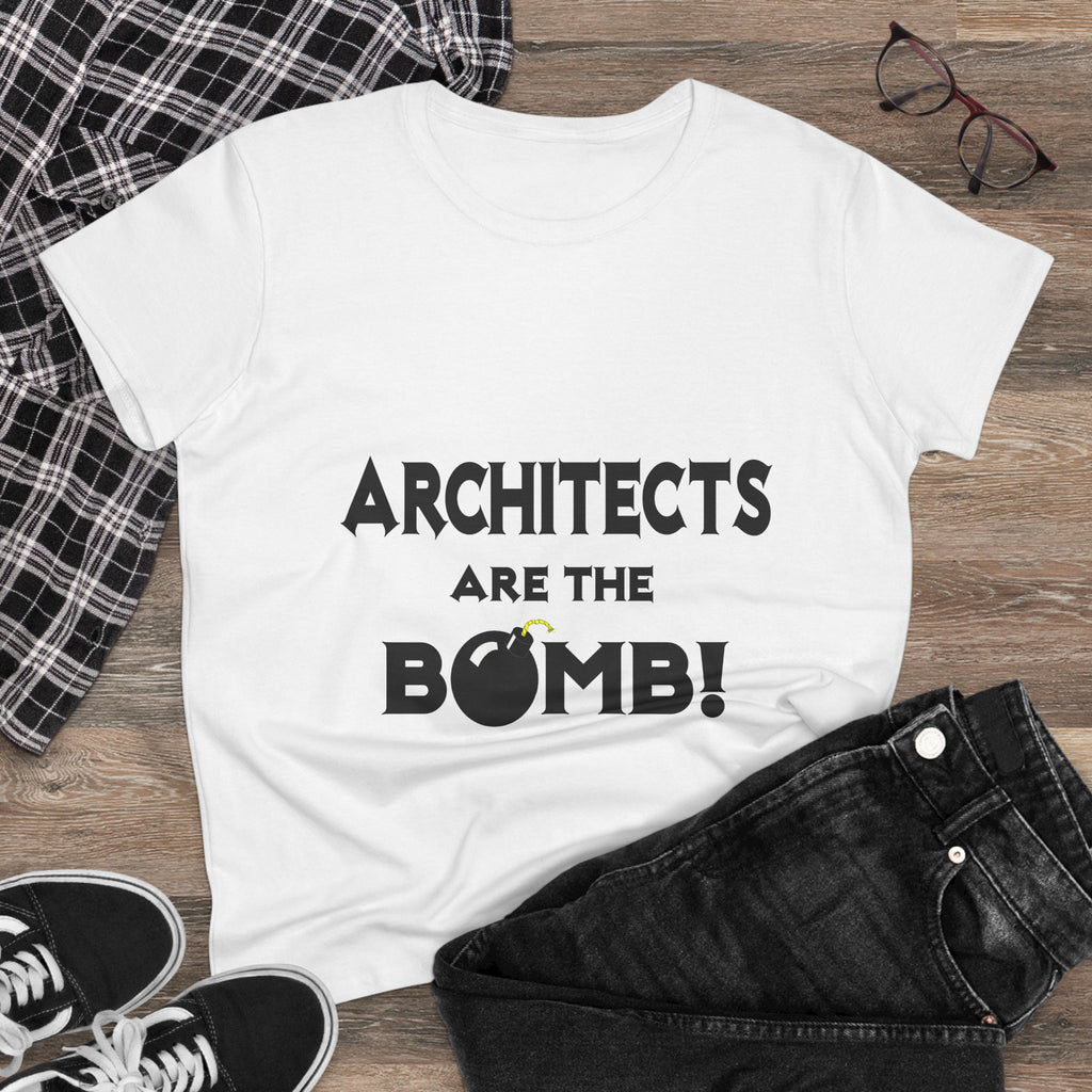 Architects Are The Bomb! - Women's Midweight Cotton Tee