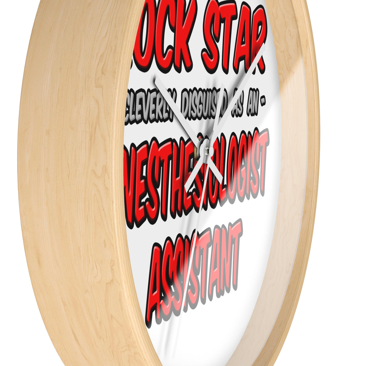 Rock Star .. Anesthesiologist Assistant - Wall Clock