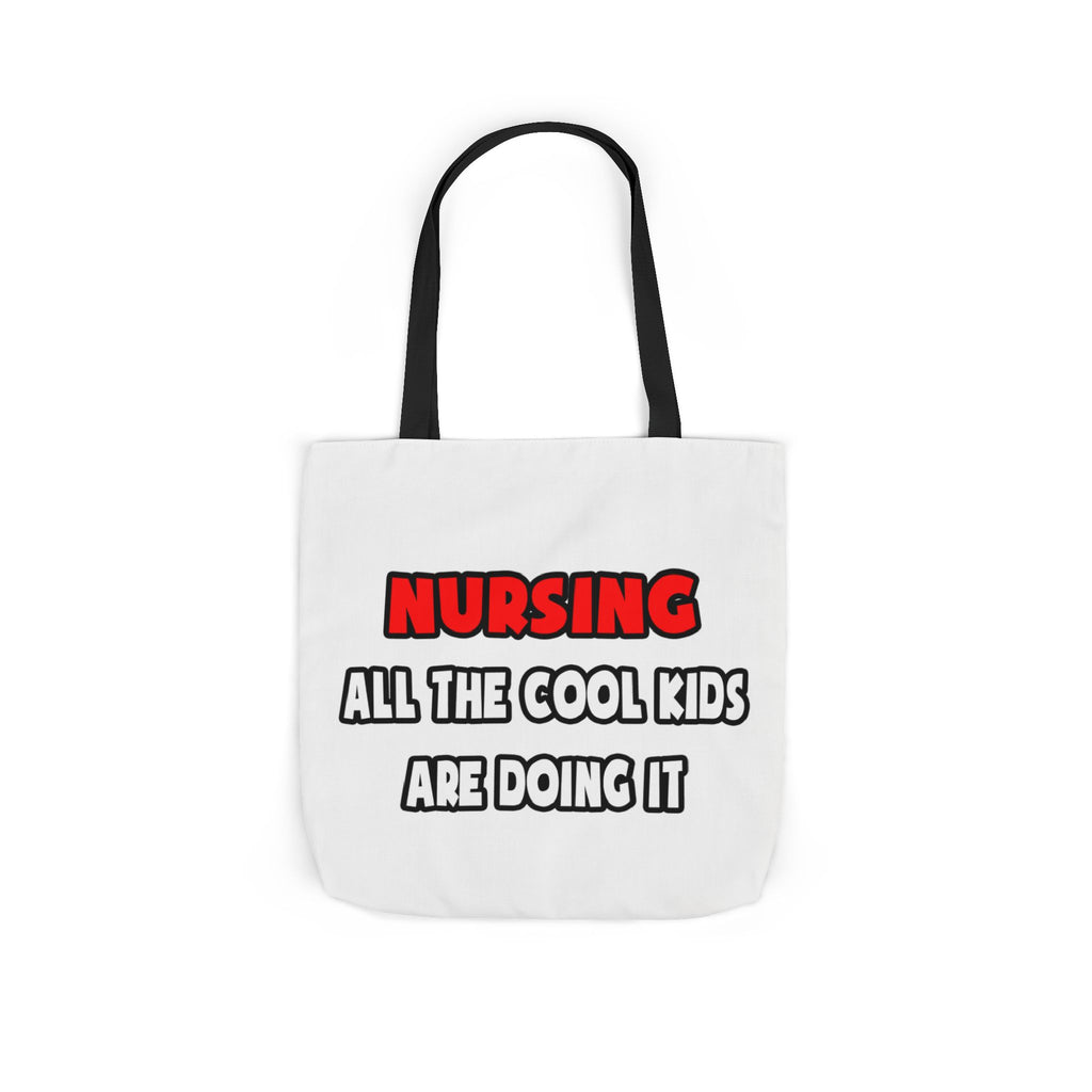Funny Nurse Shirts and Gifts - Canvas Tote Bag, 5-Color Straps