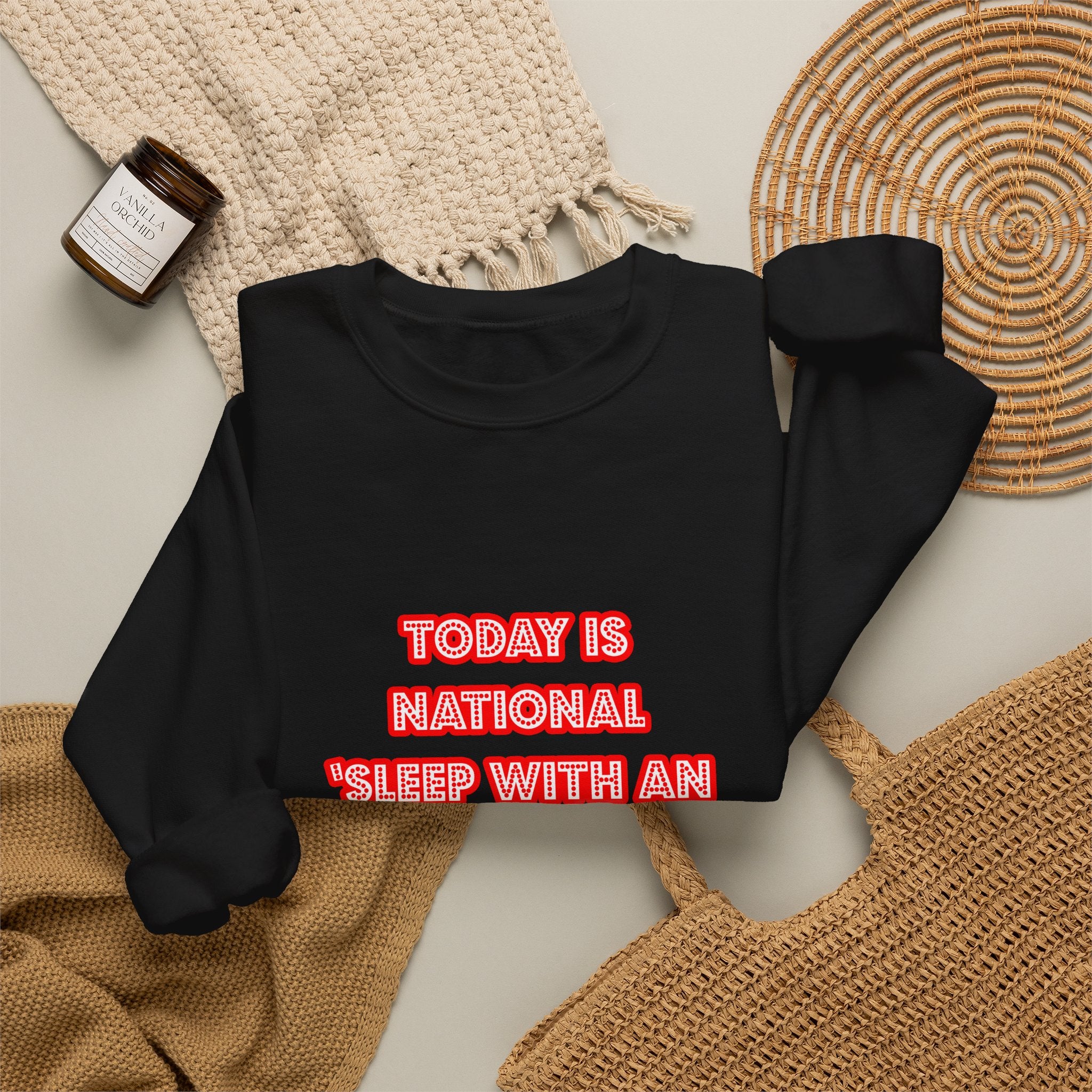 National 'Sleep With an Anesthesiologist Asst' Day - Unisex Heavy Blend™ Crewneck Sweatshirt