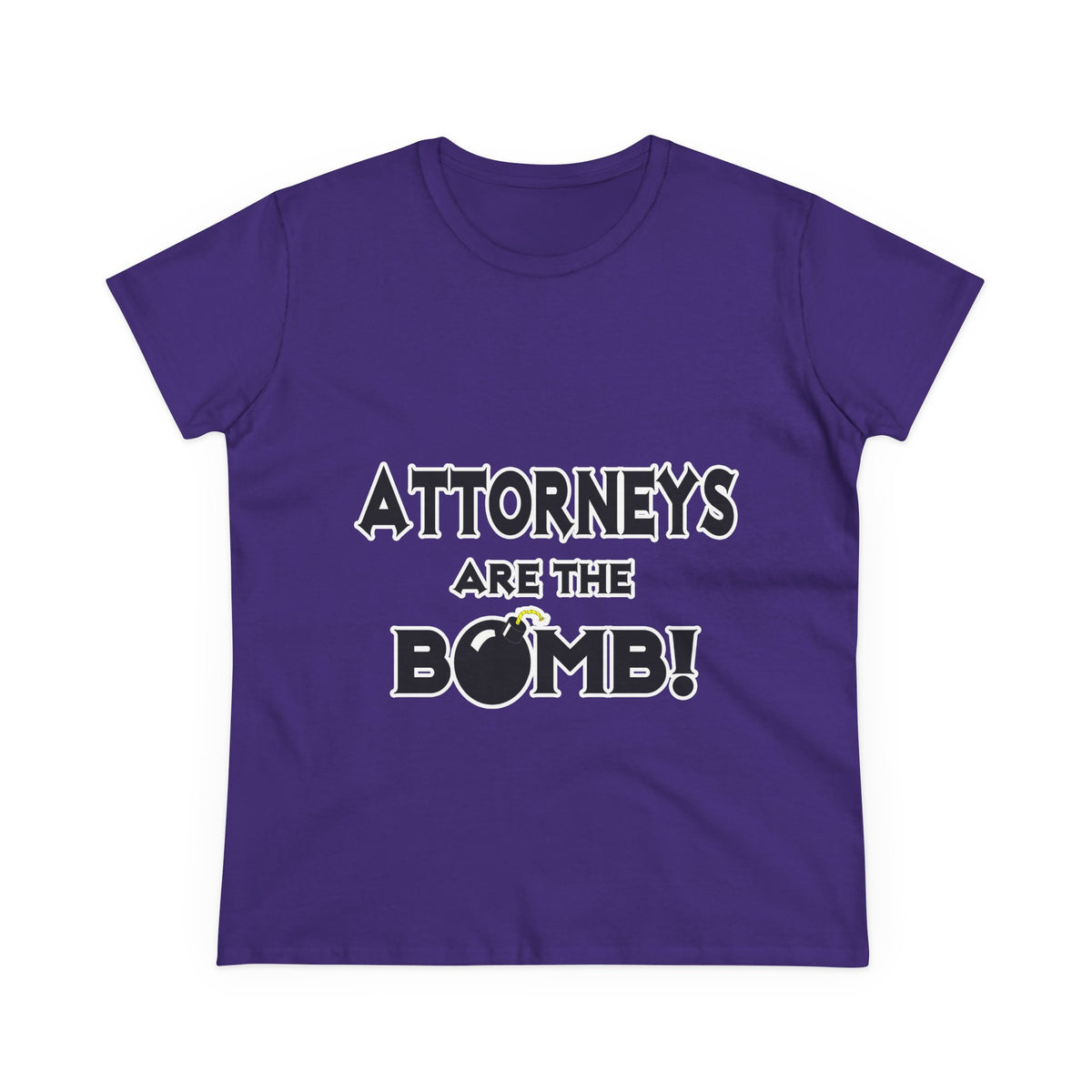 Attorneys Are The Bomb! - Women's Midweight Cotton Tee