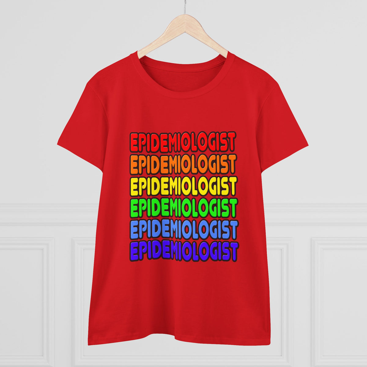 Rainbow Epidemiologist - Women's Midweight Cotton Tee