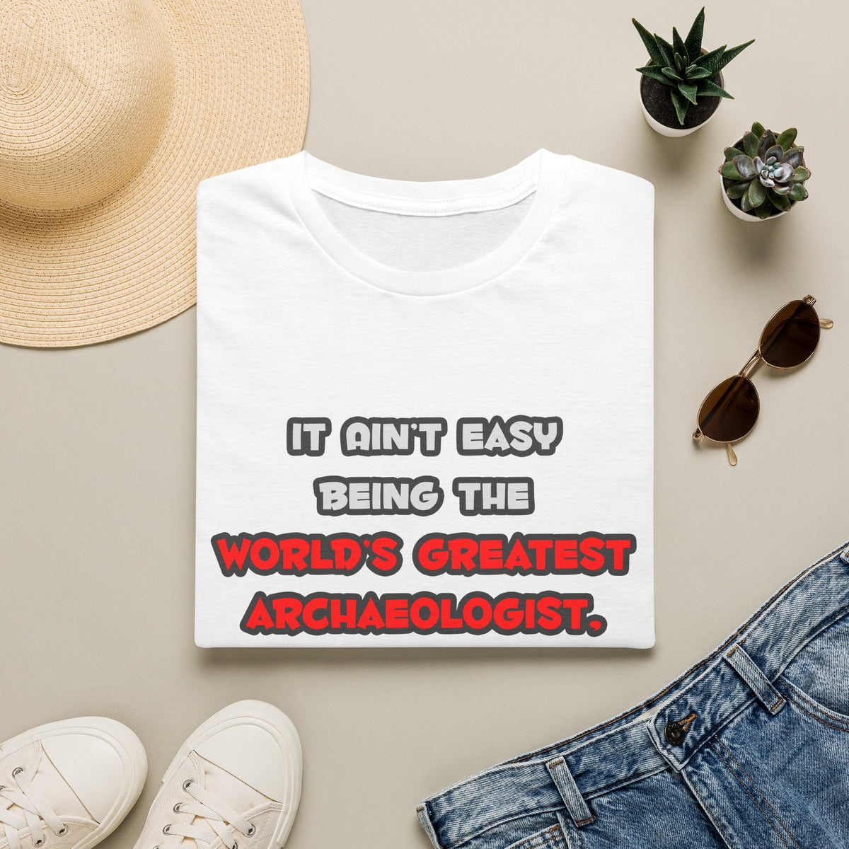 World's Greatest Archaeologist Joke - Unisex Softstyle T-Shirt