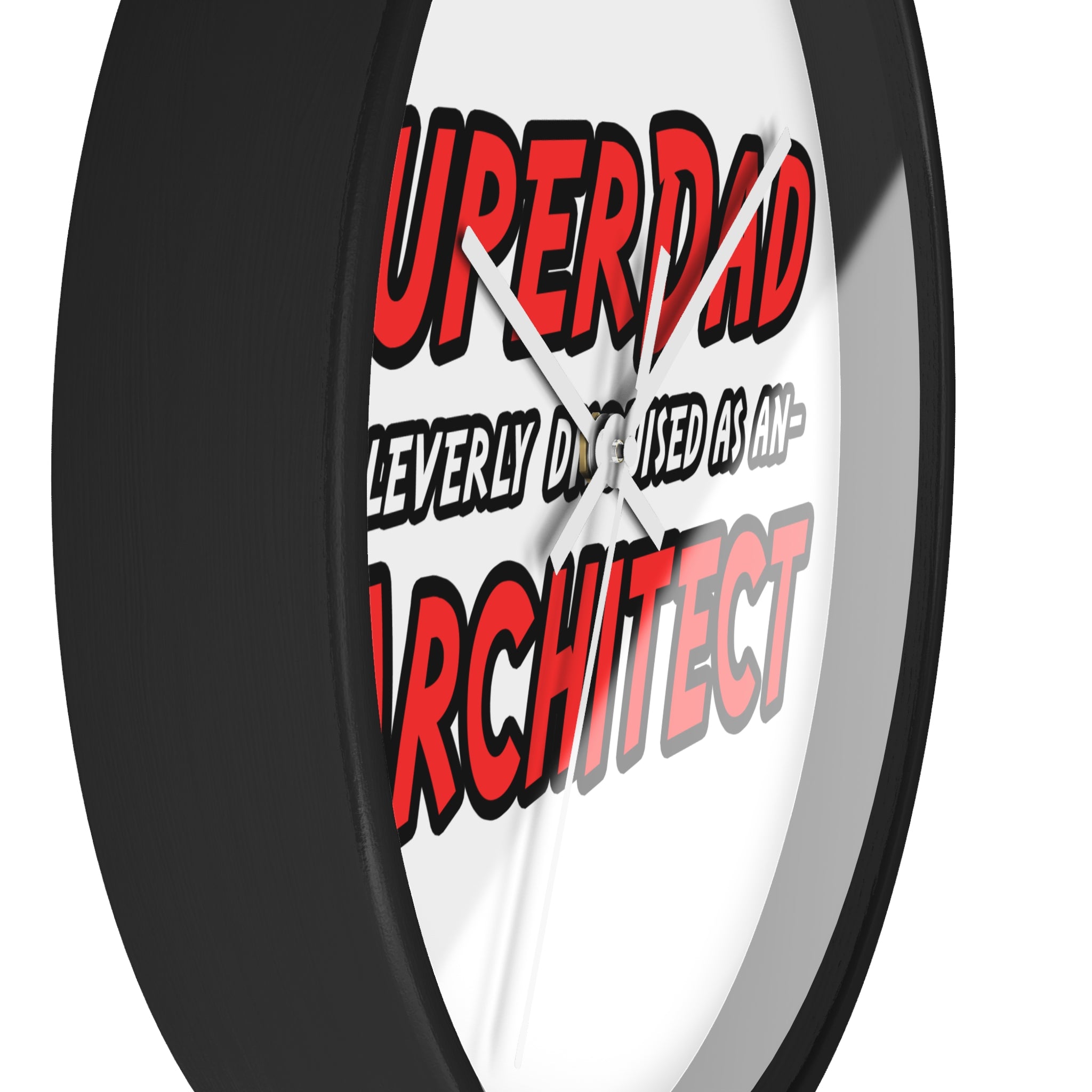SuperDad...Architect - Wall Clock