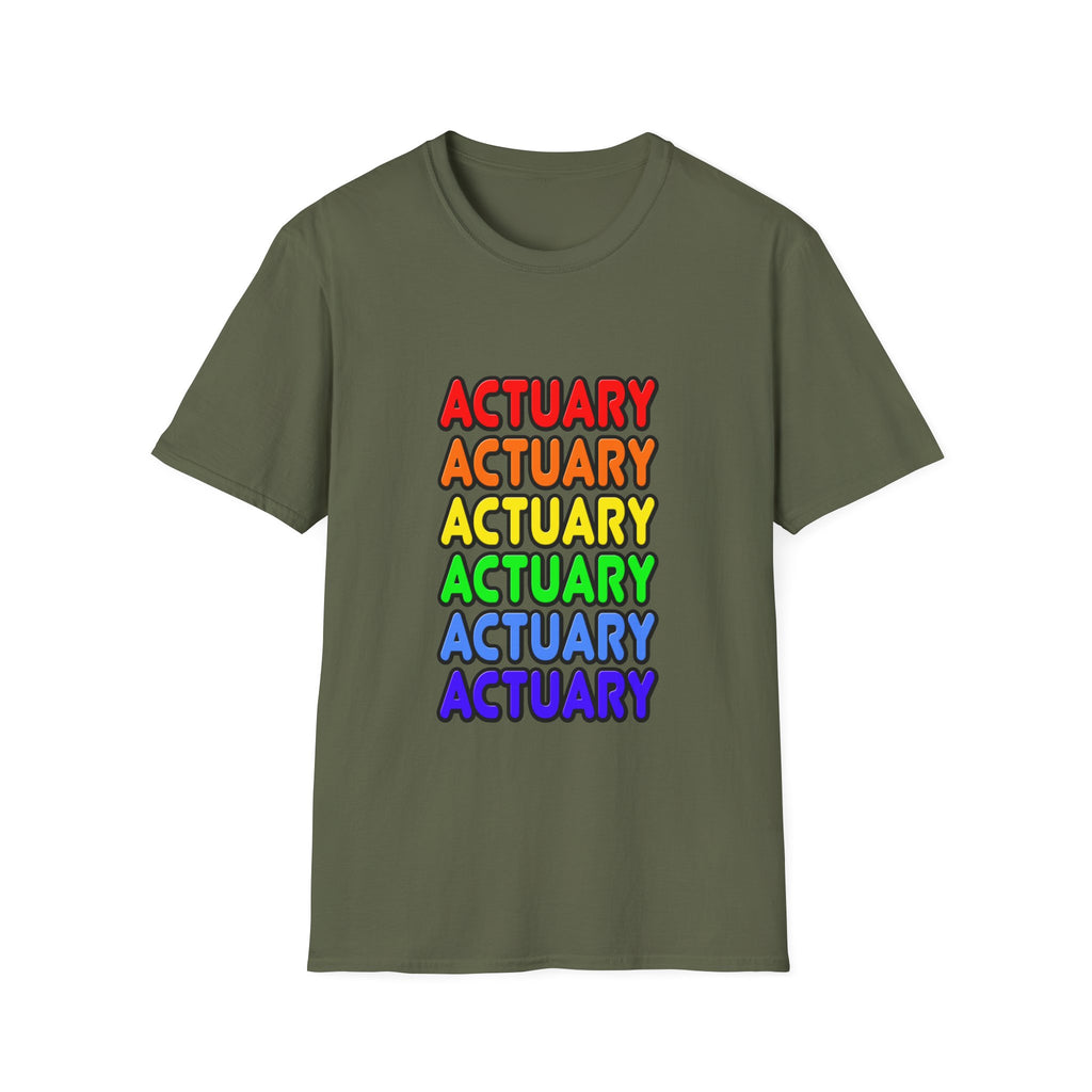 Rainbow Actuary - Unisex Softstyle T-Shirt