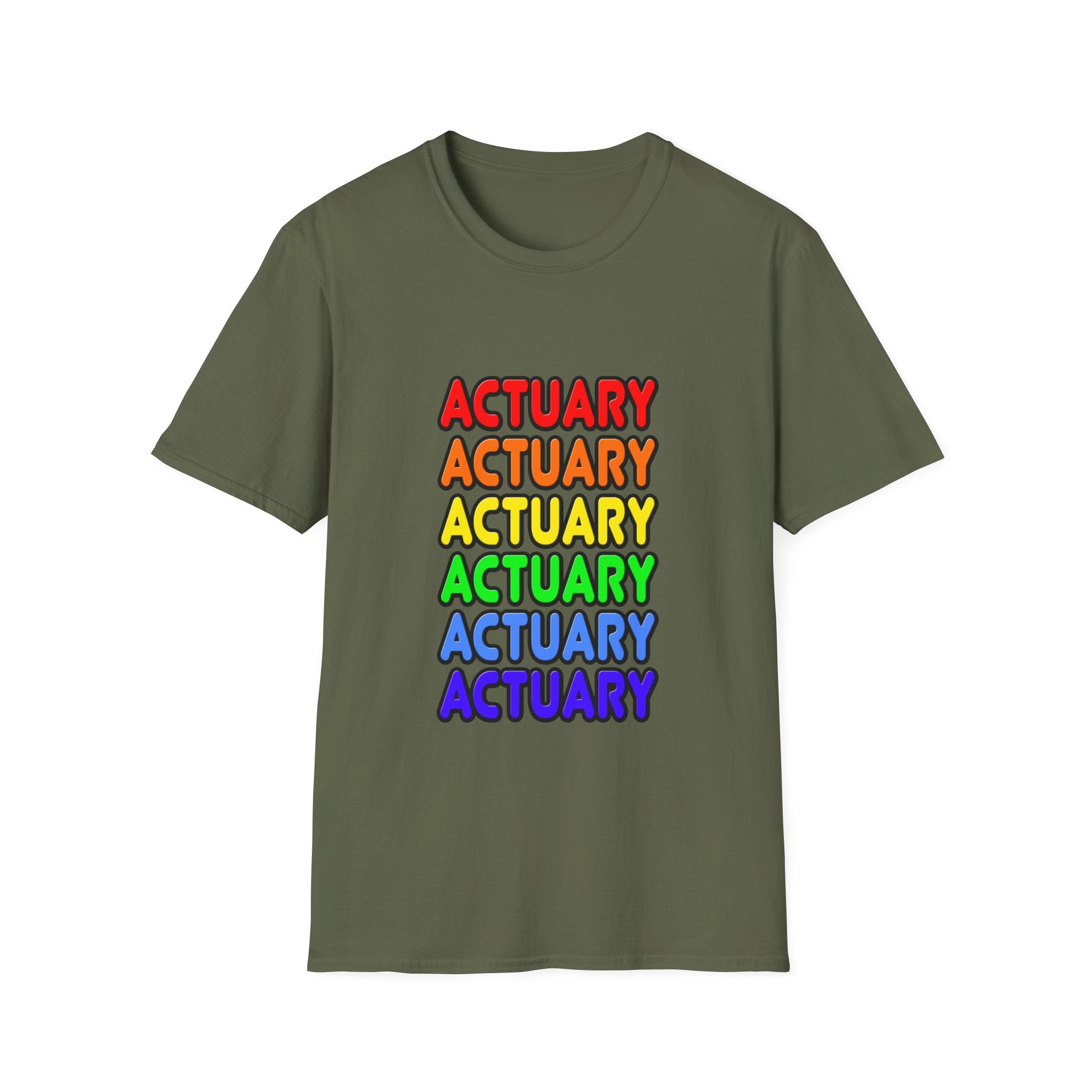 Rainbow Actuary - Unisex Softstyle T-Shirt