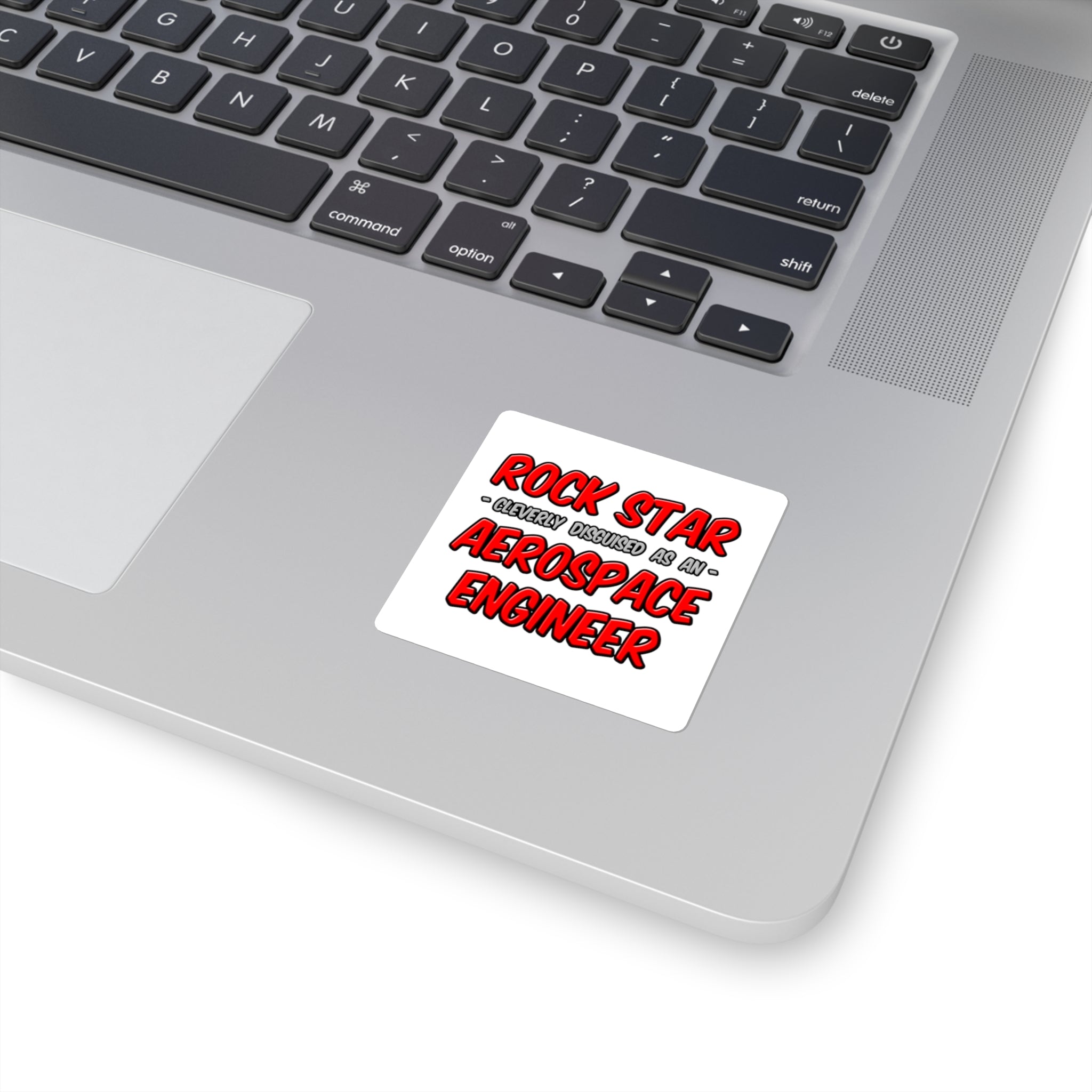 Rock Star...Aerospace Engineer - Square Stickers